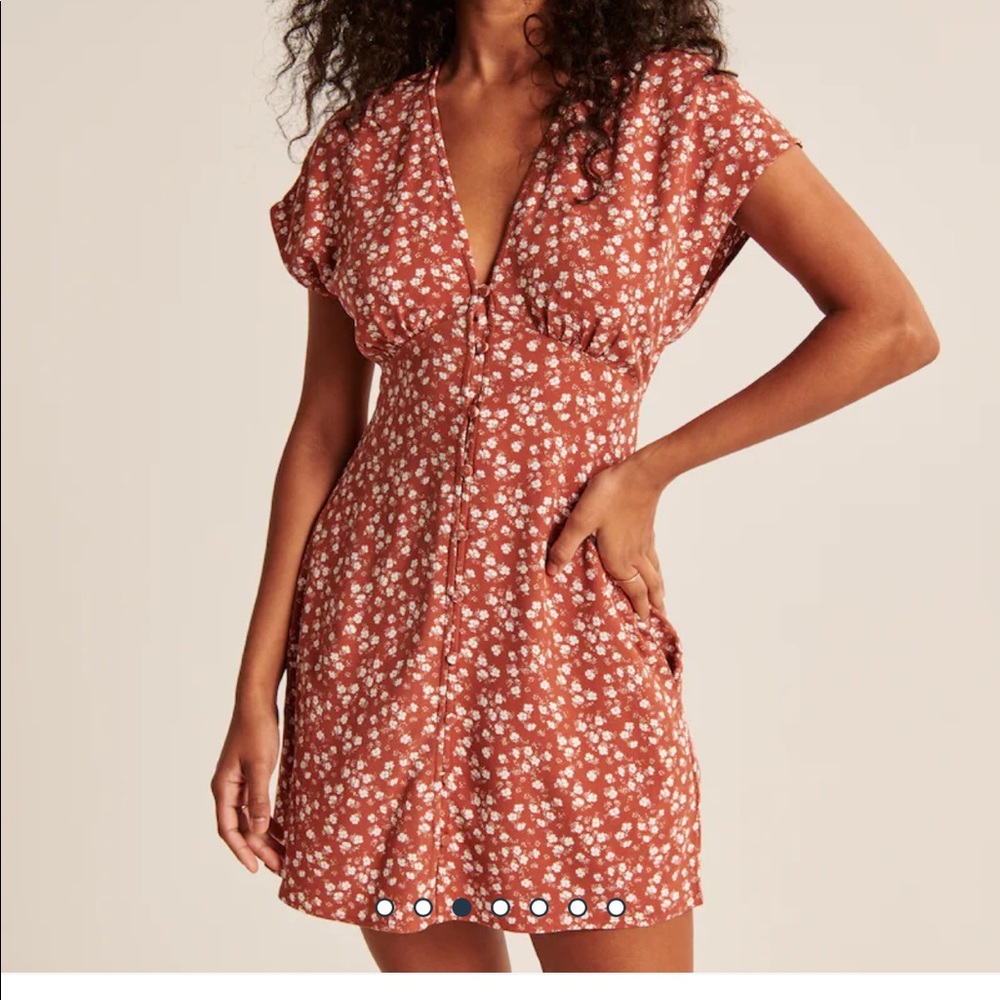 Abercrombie Button- down dolman sleeve dress
